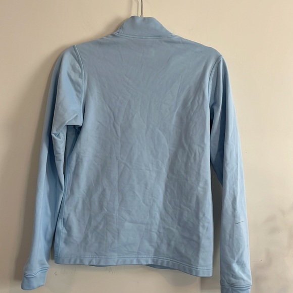 Nike Fit Dry Quarter Zip L 14-16 Activewear Athleisure Casual Workout Light Blue - Picture 5 of 7